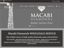 Tablet Screenshot of macabidiamonds.com